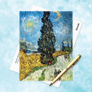 Carte Postale Cypress Starry Sky Vincent van Gogh