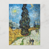 Carte Postale Cypress Starry Sky Vincent van Gogh (Devant)