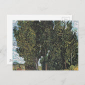 Carte Postale Cypress Trees par Van Gogh (Devant / Derrière)