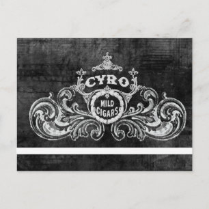 Carte Postale Cyro Mild Cigars Étiquette Vintage