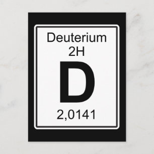 Carte Postale D - Deuterium