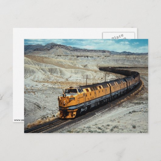 Carte Postale D&RGW Krauss Maffei (construction allemande) (Devant / Derrière)