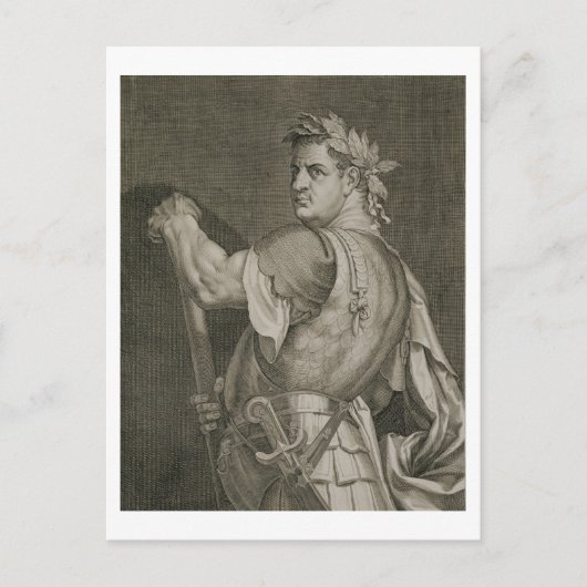 Carte Postale D. Titus Vespasian Empereur de Rome 79-81 AD engra (Devant)