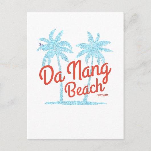 Carte Postale Da Nang Beach Vintage (Devant)