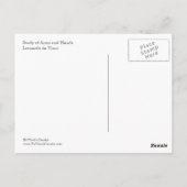 Carte postale da Vinci (Dos)