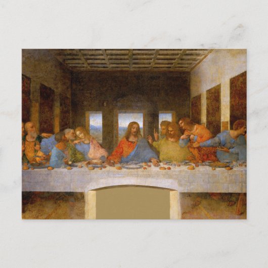 Carte Postale Da Vinci Dernier Supper Fine Art Classic (Devant)