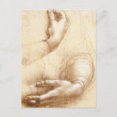 Carte postale Da Vinci Hands (Devant)