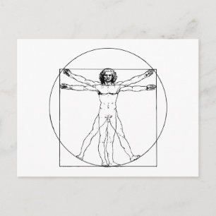 Carte postale Da Vinci Vitruvian