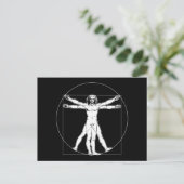 Carte postale Da Vinci Vitruvian (Debout devant)