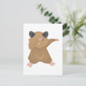 Carte Postale Dabbing Hamster Dance Funny Dab Dance Idée cadeau (Debout devant)