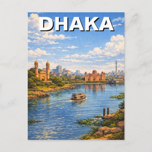 Carte Postale Dacca Bangladesh (Devant)