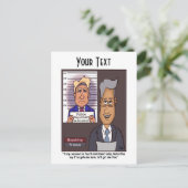 Carte postale d'accusation (Debout devant)