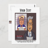 Carte postale d'accusation (Devant / Derrière)