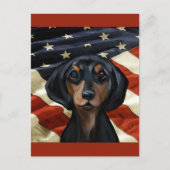 CARTE POSTALE DACHSHING (Devant)