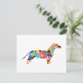 Carte Postale Dachshund (Debout devant)