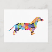 Carte Postale Dachshund (Devant)