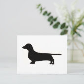 Carte Postale dachshund (Debout devant)