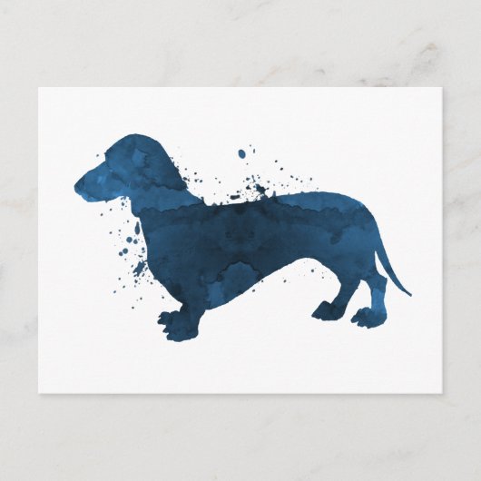 Carte Postale Dachshund (Devant)