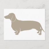 Carte Postale Dachshund (Devant)
