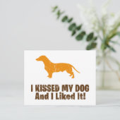 Carte Postale Dachshund (Debout devant)
