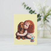 Carte postale Dachshund (Debout devant)