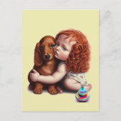 Carte postale Dachshund (Devant)