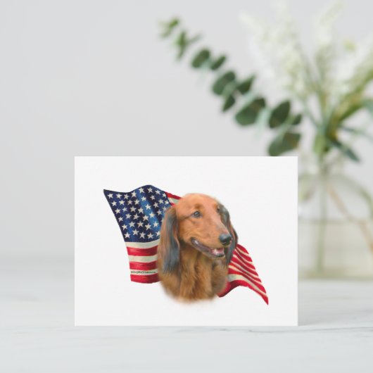 Carte Postale Dachshund (Debout devant)