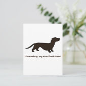 Carte Postale Dachshund (Debout devant)