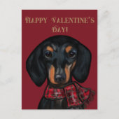 CARTE POSTALE DACHSHUND (Devant)