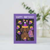 Carte Postale Dachshund (Debout devant)