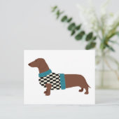 Carte Postale Dachshund (Debout devant)