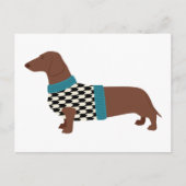 Carte Postale Dachshund (Devant)