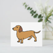 Carte Postale Dachshund (Debout devant)