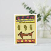 Carte Postale Dachshund de montagne (Debout devant)