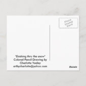 Carte postale Dachshund Dog Art (Dos)