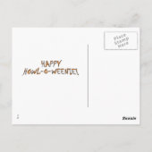 Carte Postale Dachshund Halloween Vampire (Dos)