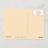 Carte Postale Dachshund (Longhaerien) Peinture - Art Chien origi (Dos)