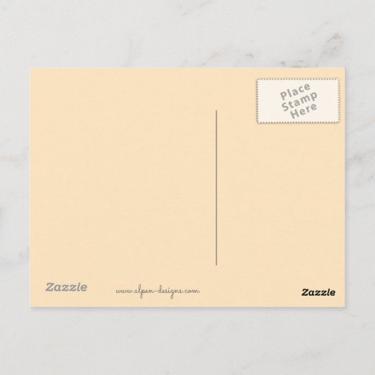 Carte Postale Dachshund (Longhaerien) Peinture - Art Chien origi (Dos)