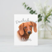 Carte Postale Dachshund Maman 2 (Debout devant)