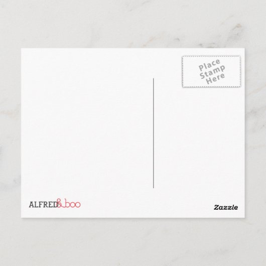 Carte Postale Dachshund noir avec motif à points lumineux (Dos)