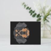 Carte Postale Dachshund souriant (Debout devant)