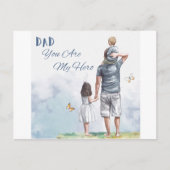 Carte Postale Dad You Are My Hero (Devant)
