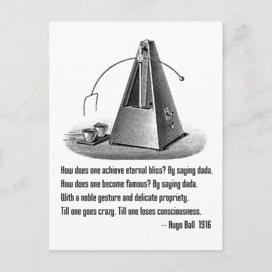 Carte Postale Dada défini (Devant)