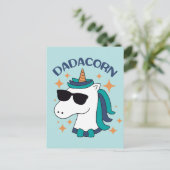 Carte Postale Dadacorn Avec Lunettes De Soleil (Debout devant)