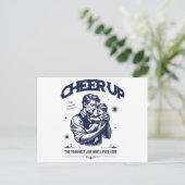 CARTE POSTALE DADDY CHEER UP GREETING CARD (Debout devant)