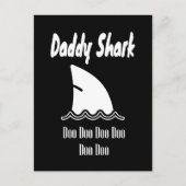 Carte Postale Daddy Shark Doo Doo Chanson tendance mignonne (Devant)