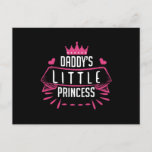 Carte Postale Daddys Little Princess<br><div class="desc">Daddys Little Princess. There's no better way to say,  "I love you,  Dad" than with a Father's Day design from Zazzle! From simple text to funny sayings and pictures,  we have the perfect Father's Day gift for any dad.</div>