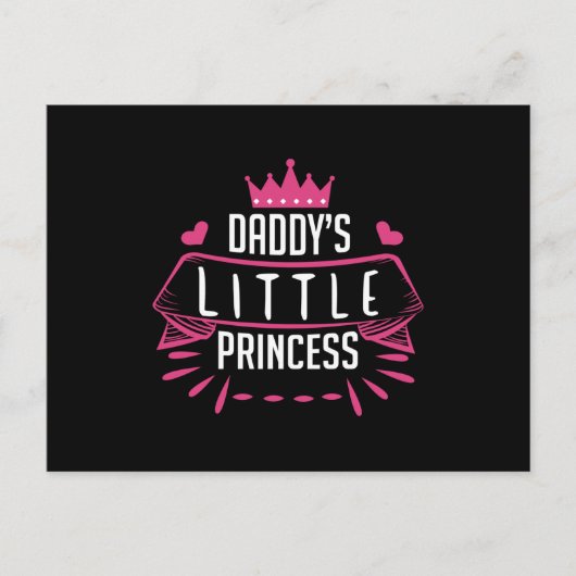 Carte Postale Daddys Little Princess (Devant)
