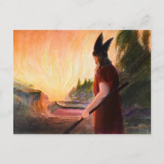 Carte postale d'adieu de Wotan (Devant)