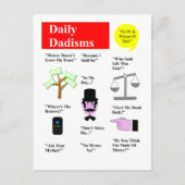 Carte postale Dadisms Quotidiens (Devant)